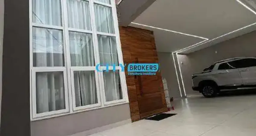 Casa térrea de luxo porteira fechada com piscina - 250m², 3 dormitórios com suíte master, 3 vagas de garagem