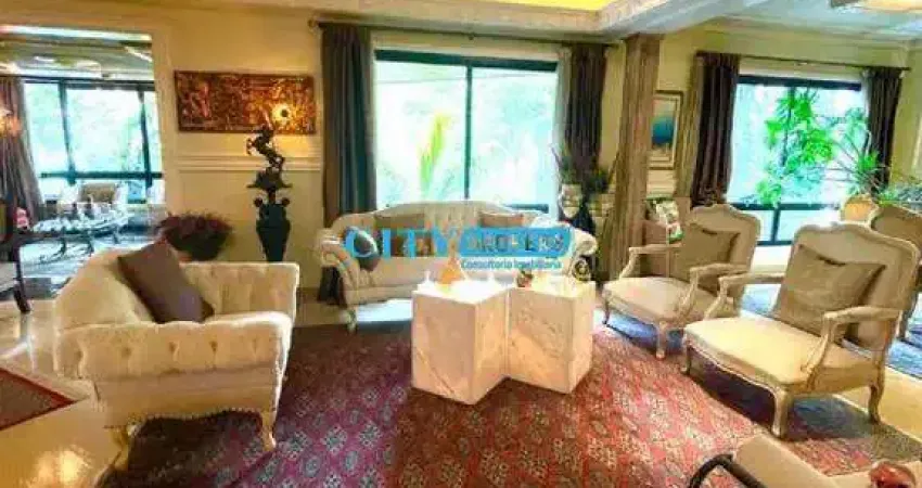 Apartamento á venda com 340m², 4 quartos, 4 suíte, 4 vaga no bairro panamby zona sul