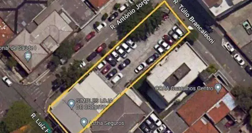 Terreno 600m² com prédio comercial de 400m de área construída para venda no bairro centro em guarulhos: