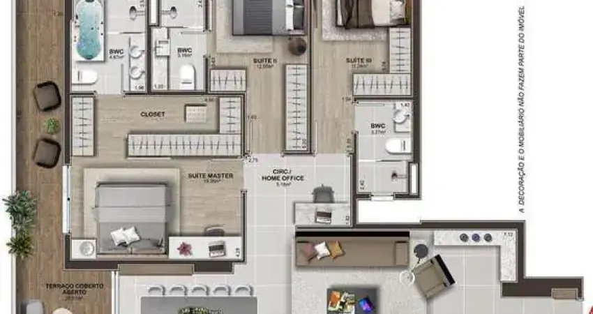 Apartamento à venda no Estreito, Florianópolis: 2 dorms, 1 suíte, 114m², por R$1.319.000. Confira!