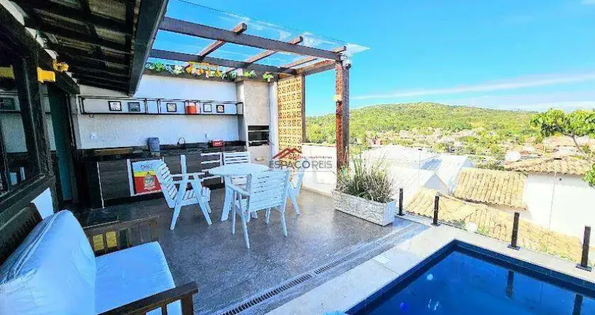 Casa de Condomínio à venda, 4 quartos, 2 suítes, 1 vaga, Manguinhos - Armação dos Búzios/RJ