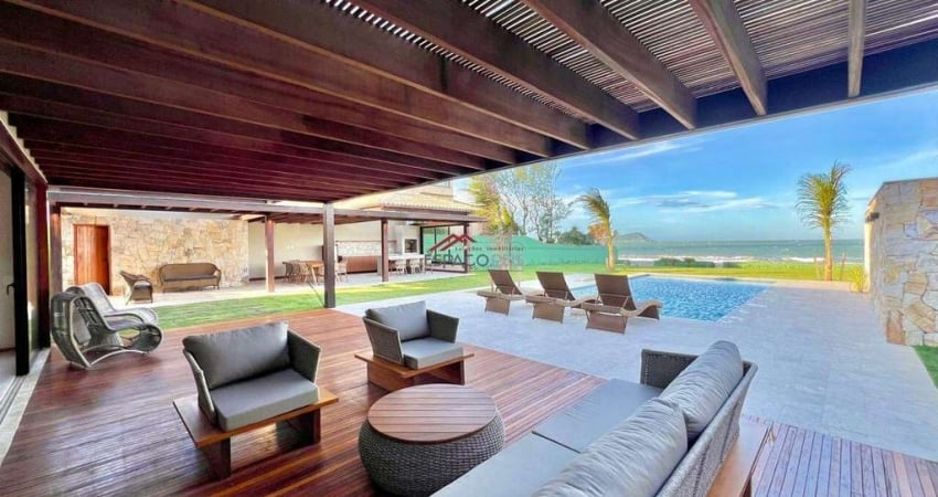 Mansão à venda frente mar, 5 suítes e 8 vagas – Manguinhos, Búzios