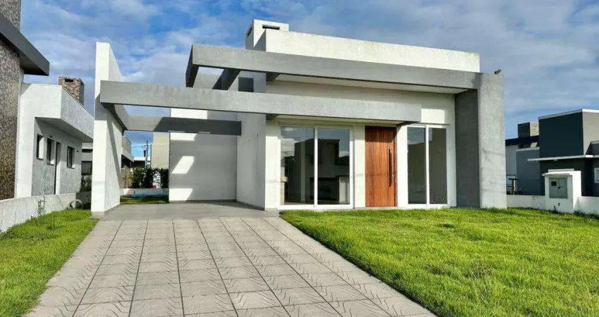 Casas e sobrados em condomínio fechado à venda no bairro zona nova - 2 vagas de garagem