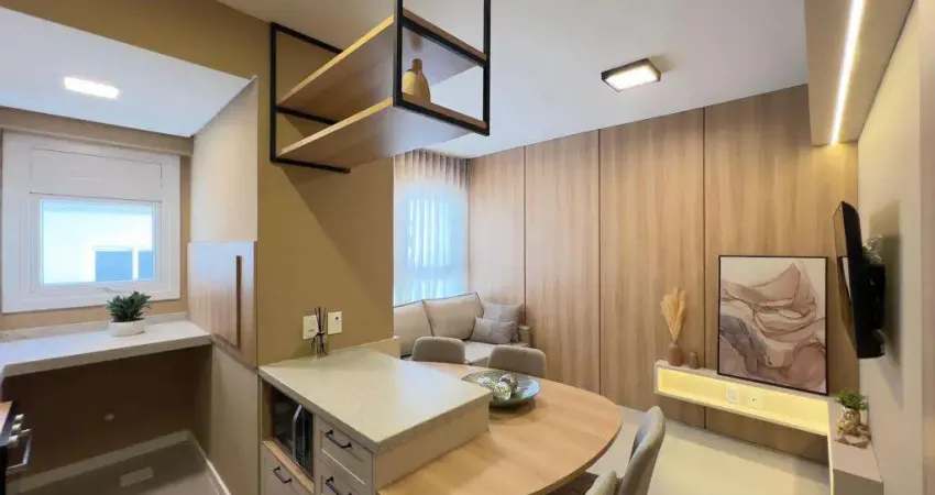 Apartamento 2 dormitórios à venda no bairro centro com 50 m² de área privativa - 1 vaga de garagem