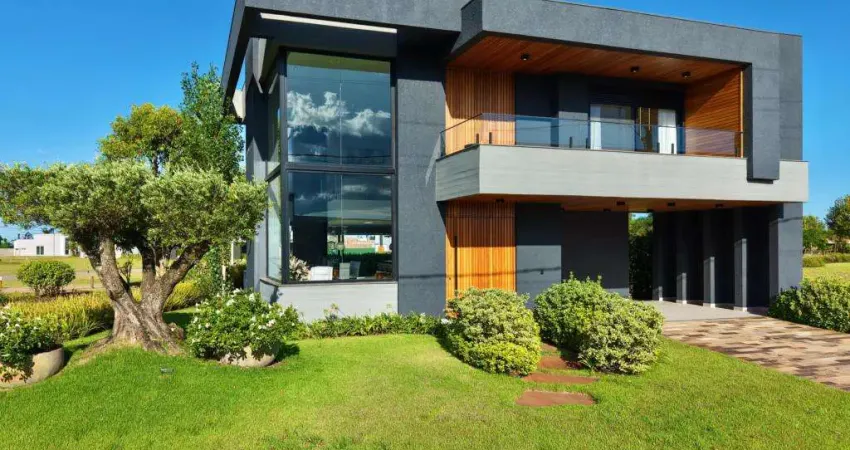 Casas e sobrados em condomínio fechado à venda no bairro arroio teixeira com 319 m² de área privativa - 2 vagas de garagem