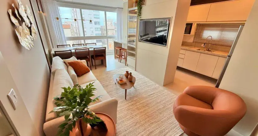 Apartamento 2 dormitórios à venda no bairro zona nova com 67 m² de área privativa - 1 vaga de garagem