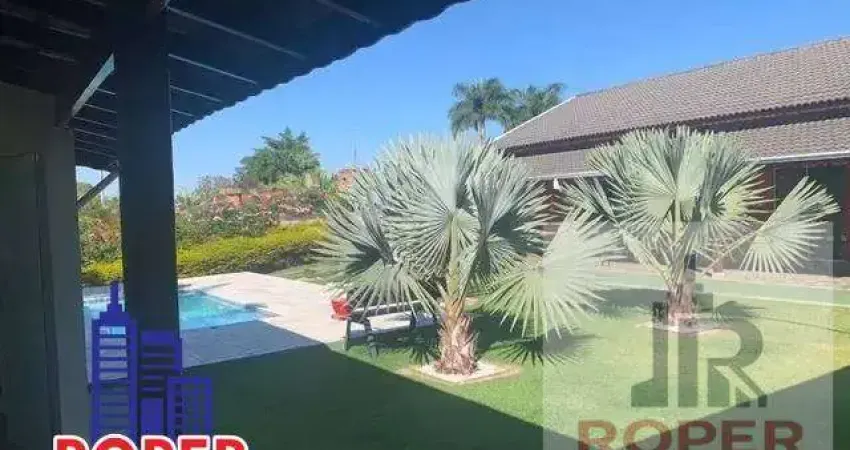 Linda chácara com 2.800 m²/casa sede/ área gourmet/piscina à venda em campo limpo paulista