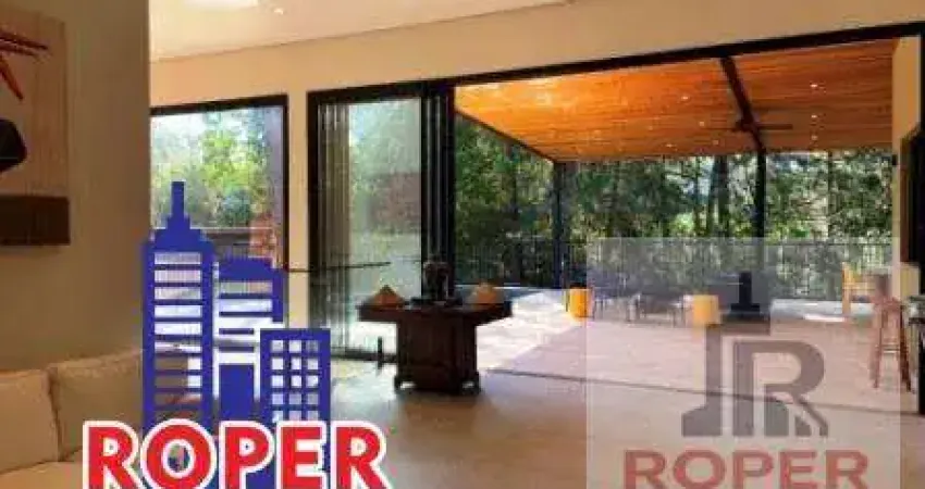 Linda casa mobiliada de alto padrão com 455 m²/casa sede/piscina/espaço gourmet a venda/locação em condominio fechado estância parque atibaia