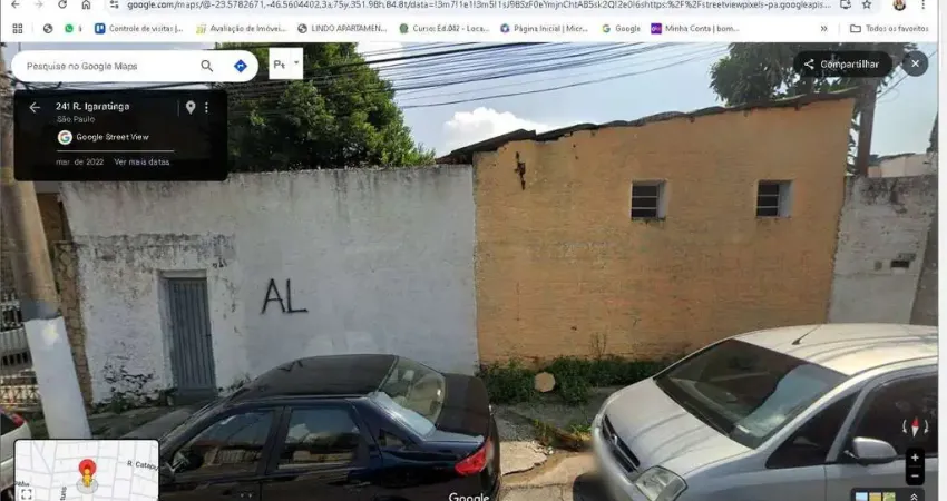 EXCELENTE TERRENO DE 500 M²(10 X 50M) À VENDA NA SANTA CLARA, SÃO PAULO