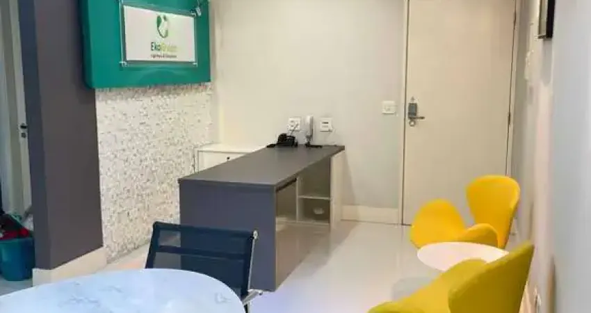 Sala comercial mobiliada com 53 m²/1 vaga à venda/locação no analia franco
