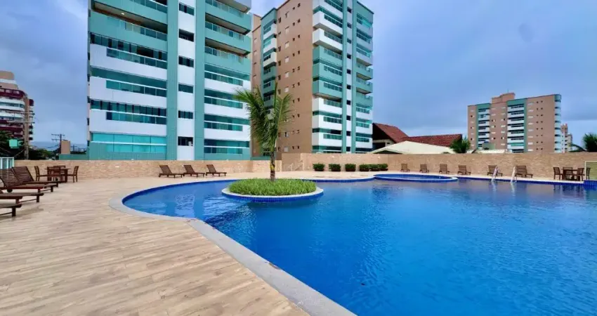 Apartamento frente mar com piscina em Itanhaém.