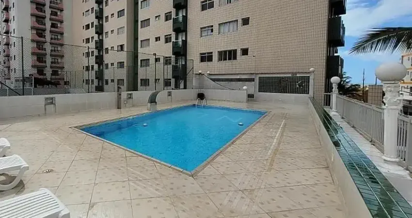 Apartamento à 50m do mar com piscina e área gourmet em Praia Grande.