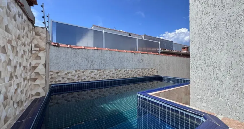Casa com 2 quartos, piscina e churrasqueira em itanhaém - r$ 349.000,00.