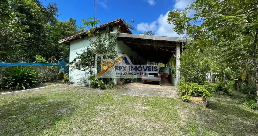 Chácara com 2 quartos, lago e horta em itanhaém - r$ 265.000,00.