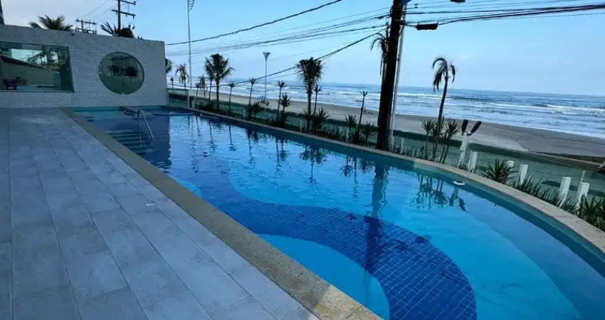 Apartamento frente mar com 3 quartos e piscina em mongaguá - r$ 889.000,00.