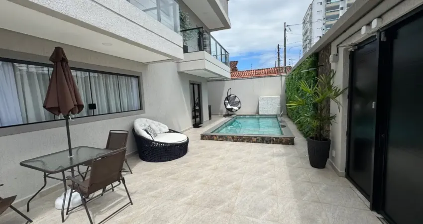 Casa na praia com piscina e 3 quartos em praia grande - r$ 1.499.000,00.