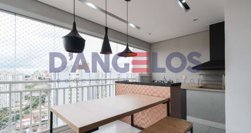 Apartamento à venda no Tatuapé, São Paulo-SP: 2 quartos, 1 suíte, 2 salas, 2 banheiros, 2 vagas, 76m² de área. Venha conferir!