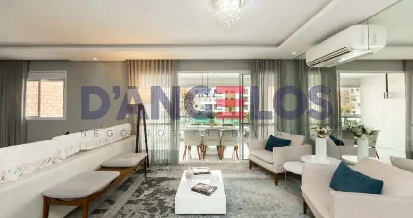 Apartamento de luxo na Mooca, São Paulo-SP: 3 quartos, 3 suítes, 2 salas, 5 banheiros, 3 vagas de garagem, 172m².