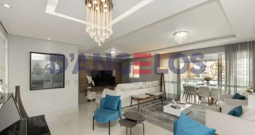 Apartamento de luxo na Mooca, São Paulo-SP: 3 quartos, 3 suítes, 2 salas, 5 banheiros, 3 vagas de garagem, 172m².