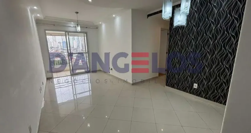 Apartamento para locação no Tatuapé, São Paulo-SP: 3 quartos, 1 suíte, 1 sala, 1 banheiro, 2 vagas de garagem, 73m².