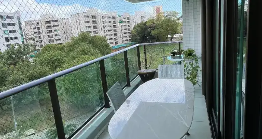 Edf. varandas do capibaribe - apartamento com 3 quartos sendo 2 suítes com 113m², 2 vagas de garagem e lazer completo por r$ 1.250.000,00