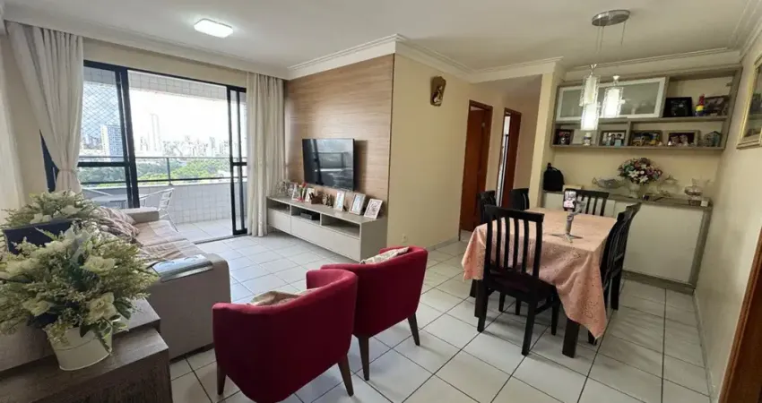 Apartamento no bairro da torre com 3 quartos sendo 1 suíte com 89m², 2 vagas de garagem e lazer por r$ 570mil.