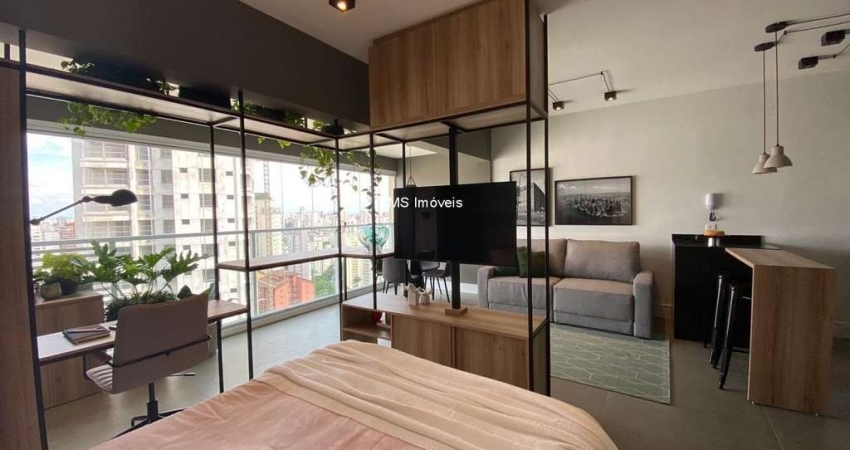 Studio para Locação na Vila Mariana, com 1 Quarto, 1 Banheiro, 1 Vaga, 40m² de Área