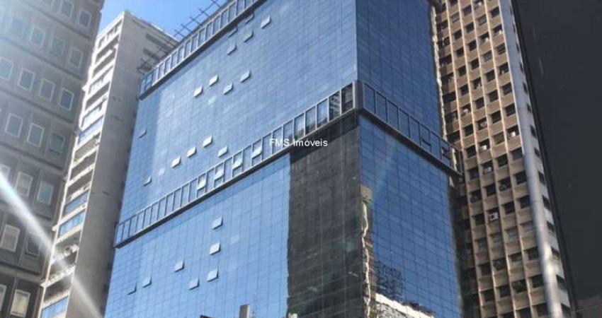 Conjunto comercial com 225m2 mobiliado na Av. Paulista.