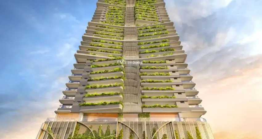 Apartamento de Luxo no Brooklin: 4 Quartos, 4 Suítes, 5 Banheiros, 4 Vagas, 438m² - São Paulo-SP
