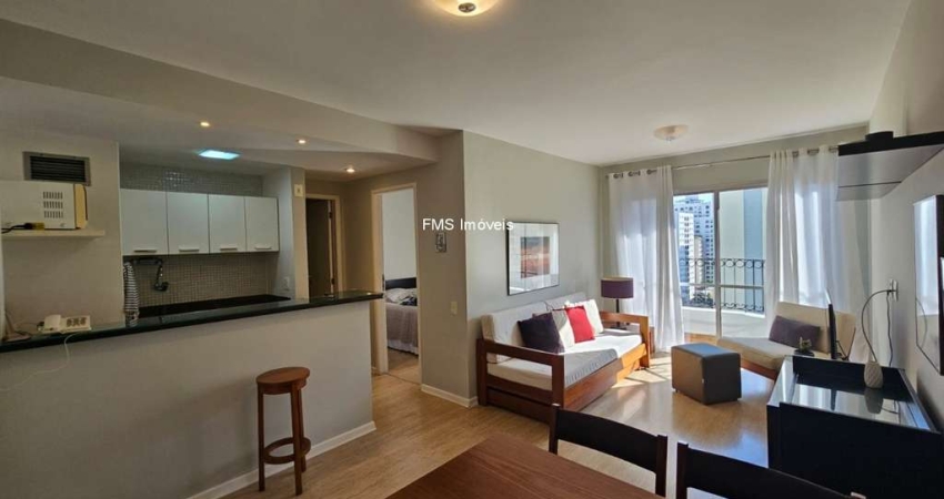 Apartamento de 1 quarto para locação no Jardim Paulista, São Paulo-SP: 1 sala, 1 banheiro, 1 vaga de garagem!