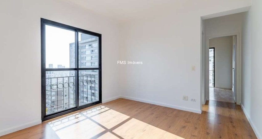 Apartamento para locação na Consolação 1 quarto, 1 sala, 1 banheiro, 1 vaga de garagem, 55m².