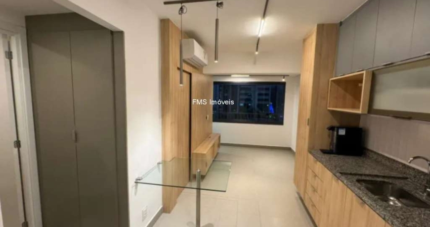 Apartamento para locação em Moema, com 1 quarto, 1 banheiro.