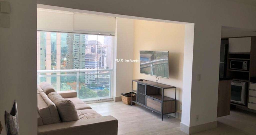 Apartamento à venda no Brooklin Paulista, 1 suíte, 1 banheiro, 1 vaga na garagem.