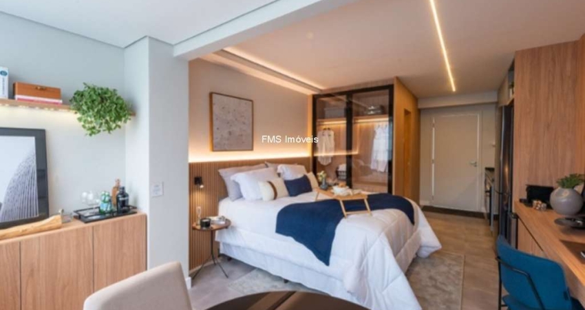 Apartamento à venda na Vila Clementino com 1 quarto e 1 banheiro.