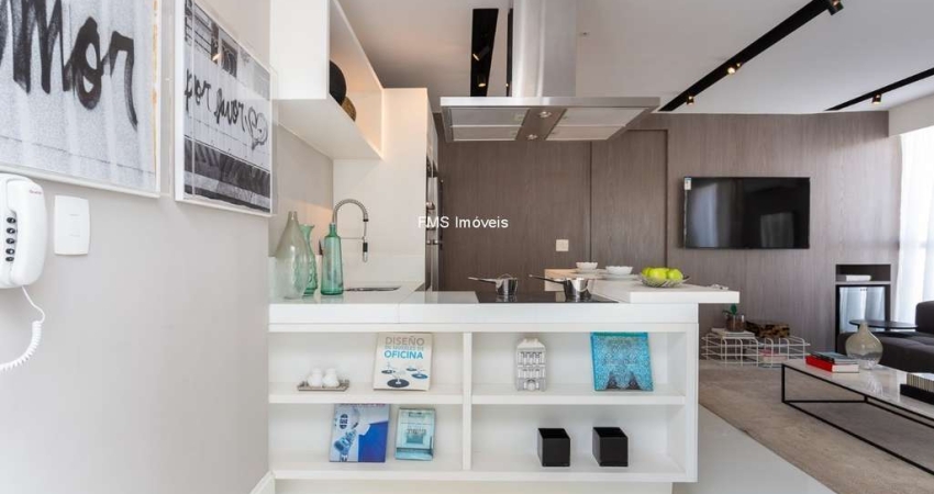Imperdível apartamento para locação na Vila Nova Conceição com 1 suíte, 2 banheiros e 2 vagas de garagem. Confira!