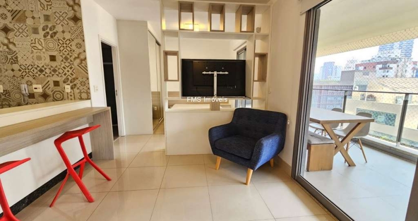 1 Dormitório e 1 suíte para locação de 68m² na Vila Nova Conceição