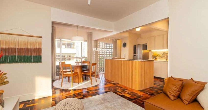 Apartamento à venda em São Paulo-SP, Jardim America: 2 quartos, 1 suíte, 2 banheiros, 65m² de área!