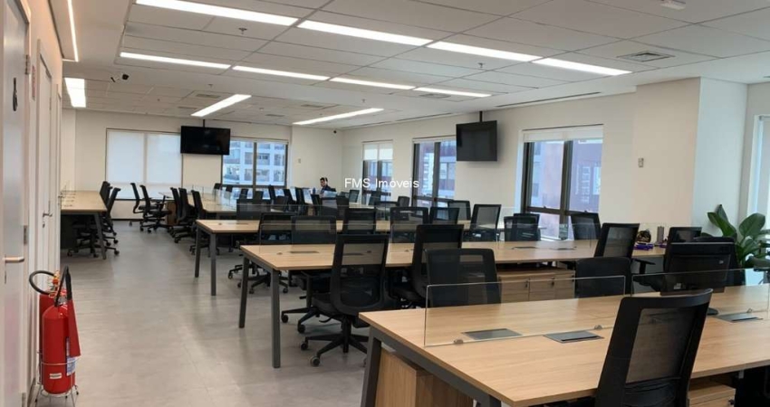 Conjunto Comercial para locação de 335m² no Itaim Bibi mobiliado