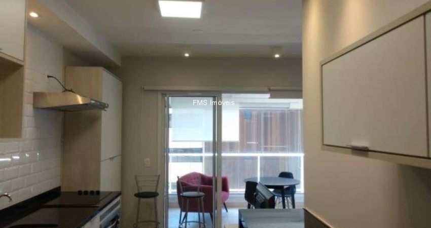 Apartamento à venda na Consolação, SP: 1 quarto, 1 sala, 1 banheiro, 1 vaga de garagem, 35m². Confira!