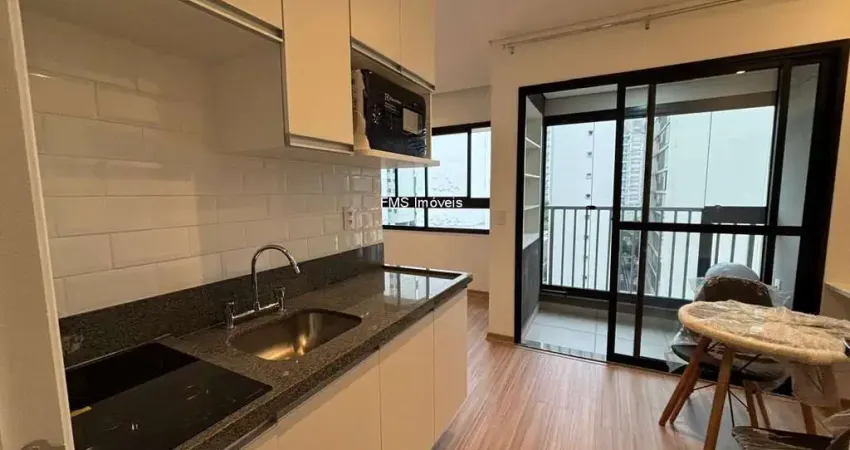 Apartamento para locação em São Paulo-SP, Pinheiros: 1 quarto, 1 sala, 1 banheiro, 24m² de área.