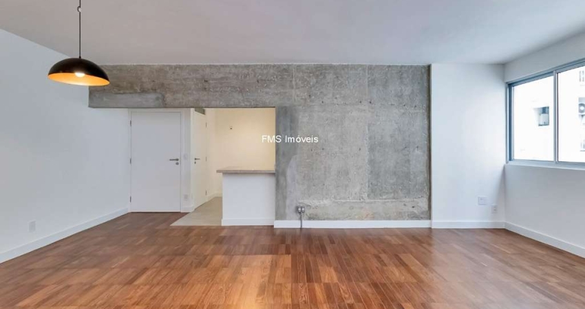 Apartamento à venda em São Paulo-SP, 2 quartos, 2 suítes, 1 sala, 3 banheiros, 2 vagas, 100m² no Cerqueira César.