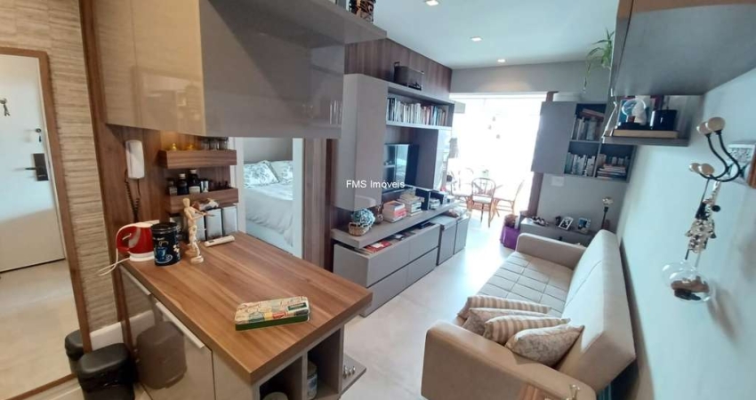 Apartamento para venda ou locação no Brooklin Paulista, São Paulo-SP: 1 quarto, 1 sala, 1 banheiro, 1 vaga de garagem!