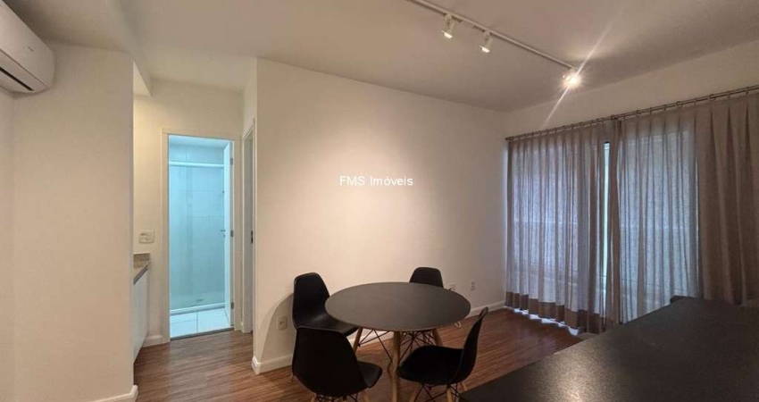 Apartamento para locação na Consolação - São Paulo-SP: 1 quarto, 1 suíte, 1 banheiro, 1 vaga de garagem, 50m² de área. Venha conferir!