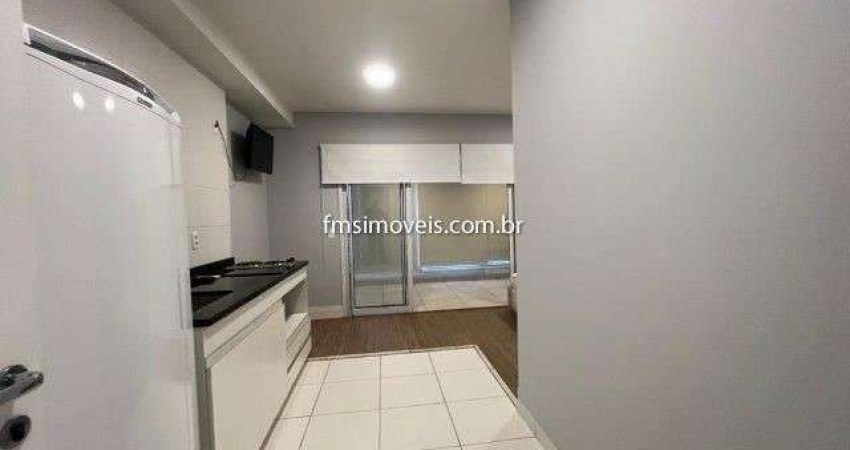 Studio de Luxo na Consolação: 1 quarto, 1 suíte, 1 banheiro, garagem - 34m² - Venda ou Locação em SP.