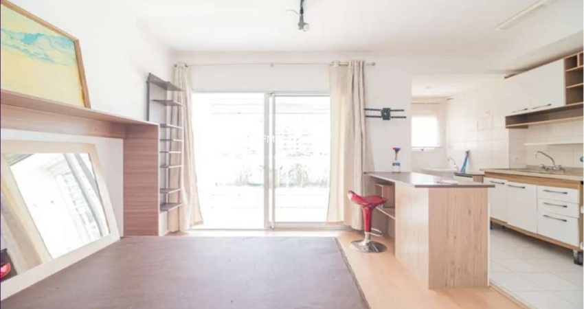 Studio para locação no Brooklin com 1 suíte, 1 banheiro, 1 vaga, 33m².