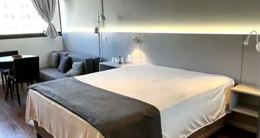 Apartamento à venda na Vila Olímpia com 1 quarto, 1 banheiro, 1 vaga.