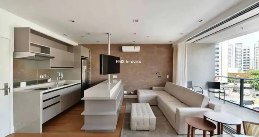 Apartamento à venda na vila olímpia, são paulo-sp: 1 quarto, 1 suíte, 1 banheiro, 2 vagas, 62m². venha conferir!