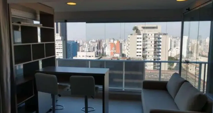Aluguel de apartamento na consolação: 1 quarto, 1 sala, 1 banheiro, 1 vaga de garagem - são paulo-sp.