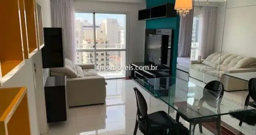 Apartamento à venda em Moema, São Paulo-SP: 1 quarto, 1 suíte, 2 salas, 1 banheiro, 1 vaga de garagem, 47m² de área.