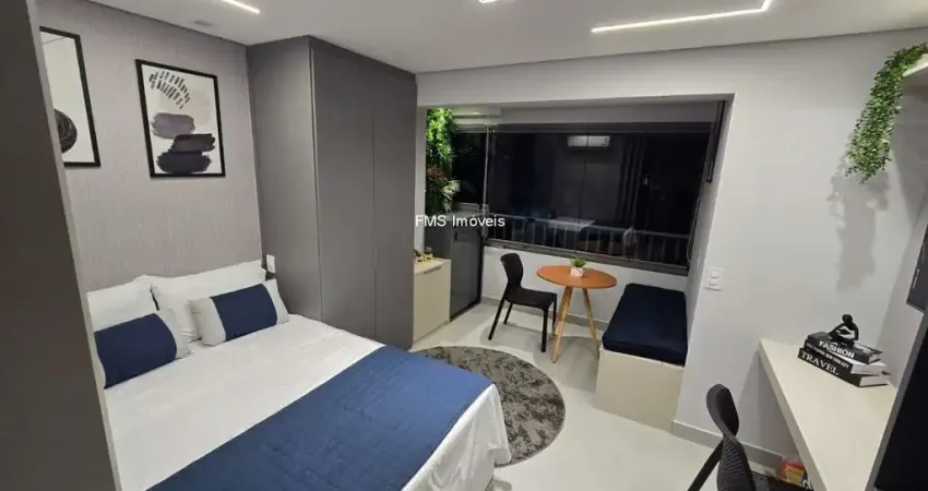 Studio de Luxo no Coração de São Paulo - Vila Santa Catarina: 1 quarto, 1 sala, 1 banheiro, 24m² - Venda ou Locação!